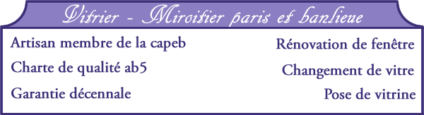 Vitrier paris 12